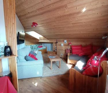 Hauteluce Apartment | DUPLEX 50 m2 aux pieds des pistes les saisies hauteluce et contamines montjoie 6 personnes 1 chambre et un coin nuit