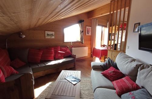 Hauteluce Apartment | DUPLEX 50 m2 aux pieds des pistes les saisies hauteluce et contamines montjoie 6 personnes 1 chambre et un coin nuit