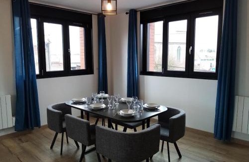 Vendeville Apartment | Duplex agréable et spacieux 3 chb dont 1 communicante