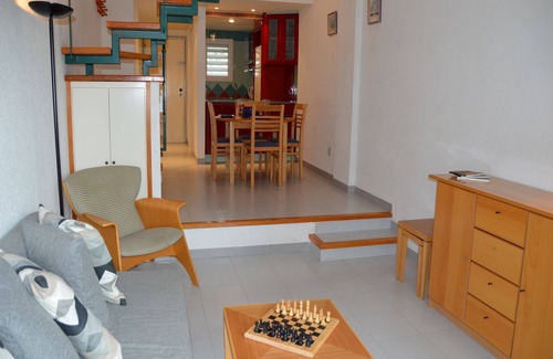 L'Estartit Apartment | Duplex Apartment Mar D'or 018 with Shared Pool, Terrace & Wi-Fi