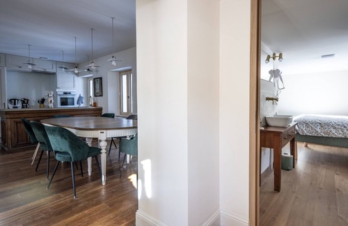 Vallandry Apartment | Duplex 11 people garden level, at the foot of the Mont Blanc tramway