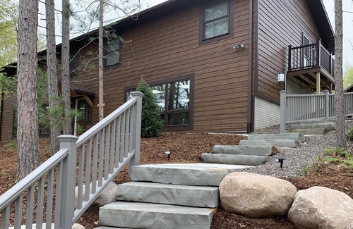 Land O Lakes Condo | Duplex Style Cabin on Big Portage Lake