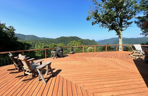 Maggie Valley Cabin | Eagle Ridge Maggie Valley with Breathtaking Year- Round View