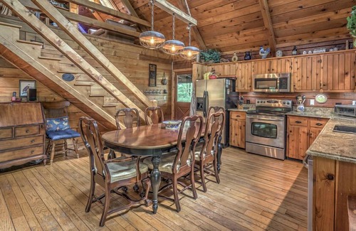 Morganton Cabin | Eagles Nest- Pet Friendly | Screened Porch | Hot Tub | My Mountain