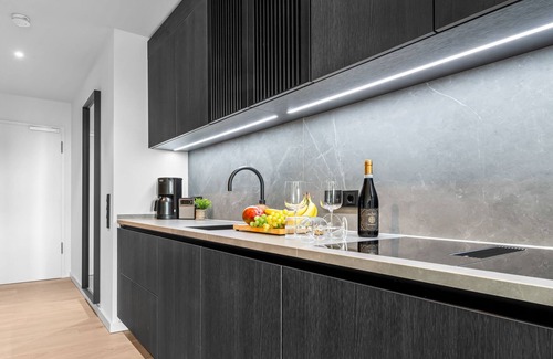List Apartment | East Village Suite luxurious apartment with an fireplace and infrared shower.
