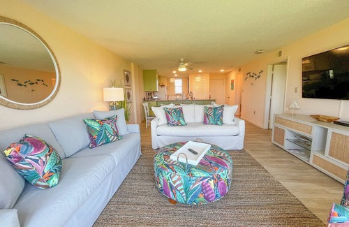Indian Beach Condo | Easy Breezy-Oceanfront 1st floor condo in Fun-Filled Summer Winds Resort!
