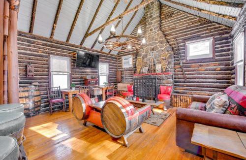Blakeslee House | Easy Interstate Access Original Poconos Log Cabin
