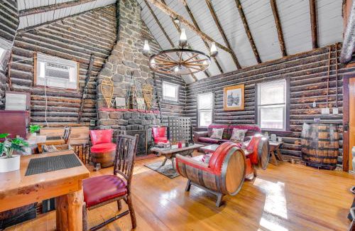 Blakeslee House | Easy Interstate Access Original Poconos Log Cabin