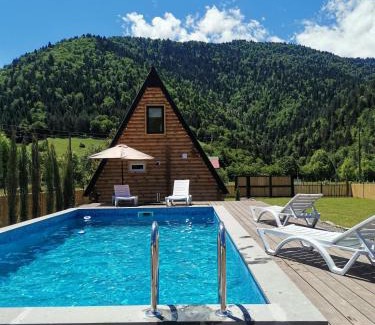 Likani House | Eco cottage in Borjomi with pool 2