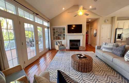 Ocean Ridge House | Edisto Beach House on Golf Course with GOLF CART available!