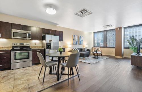 Downtown Pittsburgh Apartment | Elegant 1BD High Rise with City Views in DT Pitts