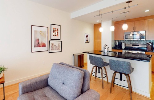 Clarendon Apartment | Elegant 1BR in Arlington near Metro, Gym + Pool