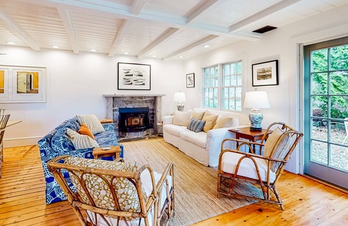Camden House | Elegant home overlooking the harbor with garden & sunset views