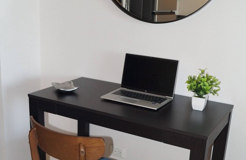 Monterrey Centro Apartment | Elegant loft apt Santa Lucia king size bed, swim pool, gym, parking, kids club