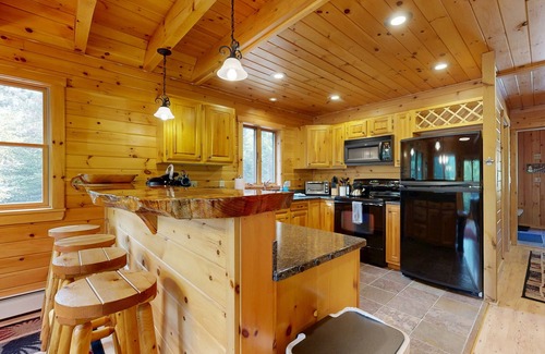 Greenwood House | Elegant Mountain Chalet with Hot Tub, Fire Pit, and Easy Access to Mt. Abram