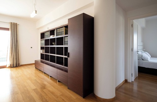 Pitharion House | Elegant pool villa close to Chania with amazing mountain and bay view.
