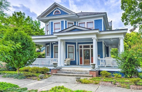 Downtown House | Elegant Raleigh Home with Porch, Walk Downtown!