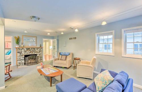 Beulah House | Elegant Stone Cottage Steps to Crystal Lake Beach