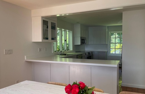 Edgecomb House | Elegant waterfront home with deep-water dock, gorgeous view & lovely deck