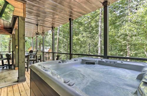 Ellijay House | Ellijay Cabin Escape Hot Tub and Fire Pit!