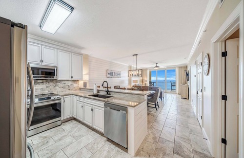 West Panama City Beach Condo | Emerald Isle 2009 "The Shore Break" Pool, Grill, FREE Tix, Beach Chairs for 4