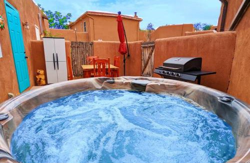 Downtown Santa Fe Apartment | Enchanted Casita with Private Outdoor Hot Tub and Patio, Near Santa Fe Plaza, Sleeps 4 with free parking