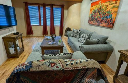 Downtown Santa Fe Apartment | Enchanted Casita with Private Outdoor Hot Tub and Patio, Near Santa Fe Plaza, Sleeps 4 with free parking