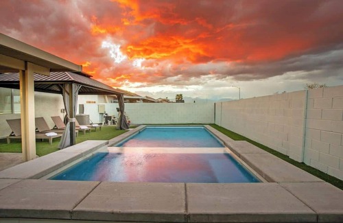 North Las Vegas House | Endless Fun @ 5BR Oasis w/Pool, Spa, Arcade Games