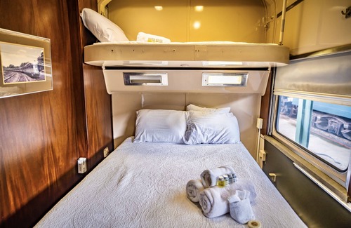 Galveston Bed & Breakfast | Enjoy a Night at the Galveston Museum aboard the Historic Bonnie Brook Rail Car