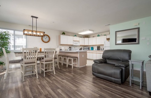 Ocean City Condo | Enjoy beautiful water views from this relaxing balcony