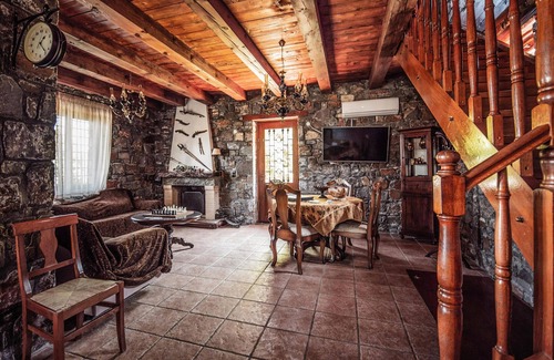 Milatos House | Enjoy breathtaking sea views from the balconies and terraces of this beautiful vacation home set ami