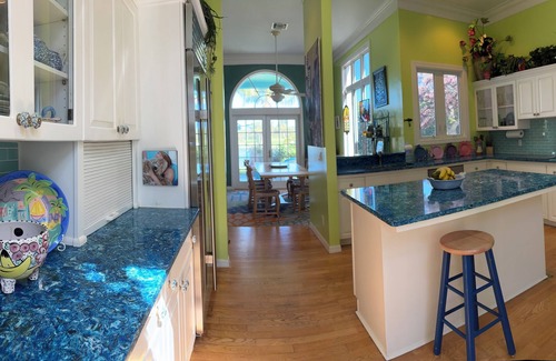 Moorings House | Enjoy our waterfront home with private beach access & boat dock in The Moorings!