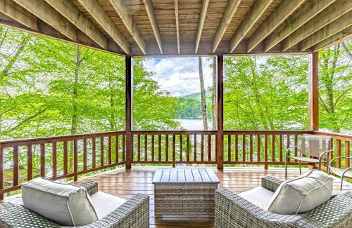 Topton House | Enormous Cabin Retreat with Beautiful Views and Private Dock in Topton, North Carolina