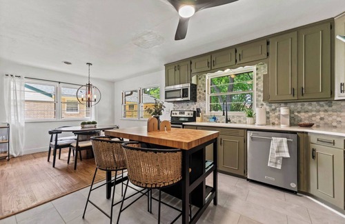 Janesville House | Entertainment Haven! Firepit, Game Room, and Large fenced-in yard