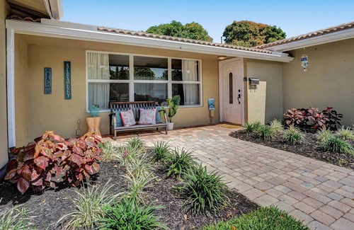 Coral Ridge Isles House | Entire house with heated pool and great backyard 1.5 miles from beach.