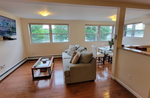 Lake Hopatcong Apartment | Entire Lakefront Suite with private dock + kayaks