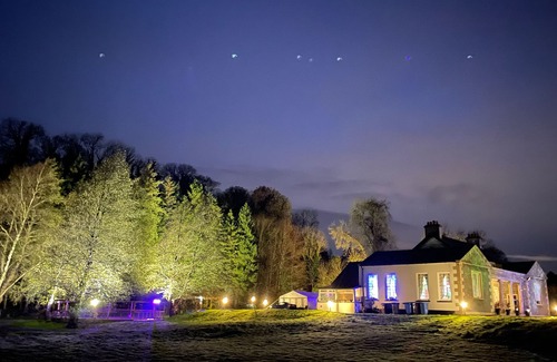 Downpatrick House | Entire Luxury Period Home with 8 Bedrooms and Hot Tub, Disco room 7 Bar
