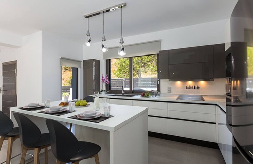 Panormos Villa | Eolia Iconic Villa, walking distance to Beach & Shops, Car Free Holiday