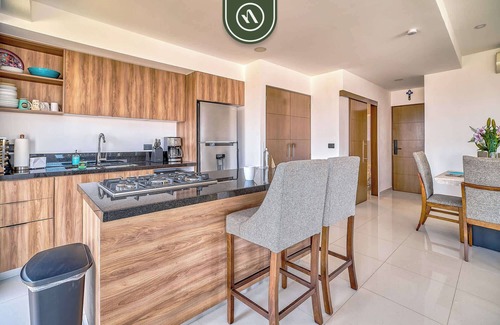 North Hotel Zone Apartment | Equipped 1BR Condo with Private Balcony - Pool