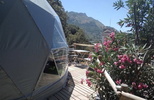 Forio House | Eremo di Montevergine : Seaview Dome, suspended between sky and sea