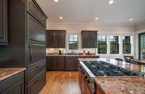 Mill Spring House | Escape at Bright's Creek Reserve: Large 5 BR Home w/ Mountain Views and Private Pool!