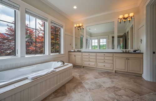 Mill Spring House | Escape at Bright's Creek Reserve: Large 5 BR Home w/ Mountain Views and Private Pool!