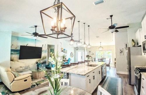 Vero Beach House | Escape to private retreat- salt pool, hot tub, tiki bar- just minutes from beach