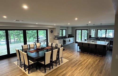 South Casco House | Escape to Your Own Private Peninsula on Sebago Lake. A Luxury Lakefront Retreat.