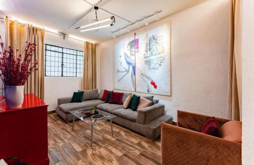 La Condesa House | Espaciosa y Lujosa Casa en la Condesa con Roof Top