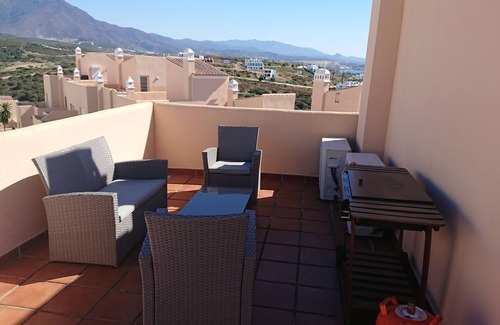 Bahia de Casares House | Estrella de la Bahia Penthouse with 4 terraces, communal pool, 300m to the beach