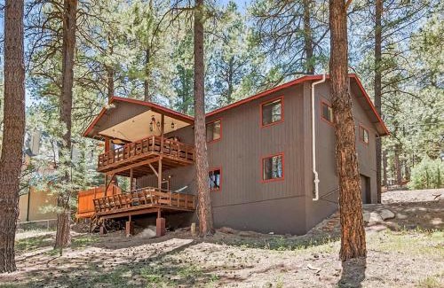 Kachina Village House | Eternal Treehouse Hot Tub Outdoor Oasis in Pines Entertainment Galore