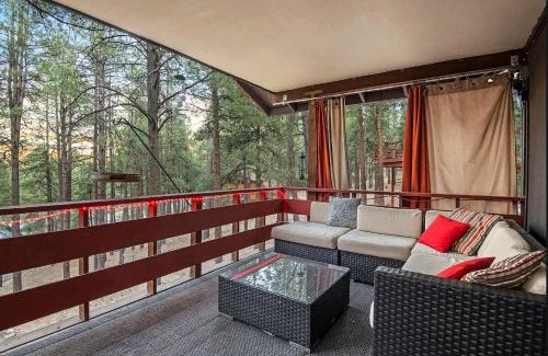 Kachina Village House | Eternal Treehouse Hot Tub Outdoor Oasis in Pines Entertainment Galore