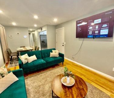 Irvington Apartment | Exceptional 3BR with parking, Sleeps up to 8