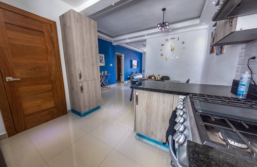 12 de Haina Apartment | Exclusive 3 Bdrm apartment with private terraza/jacuzzi, BBQ, WIFI